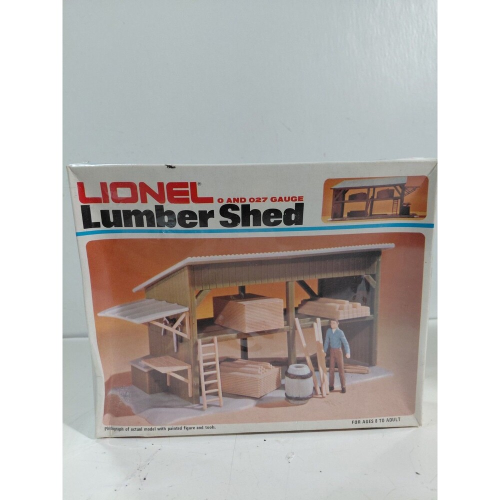 NIP Lionel 6-2720 O Gauge Model Railroad Scenery Lumber Shed Kit